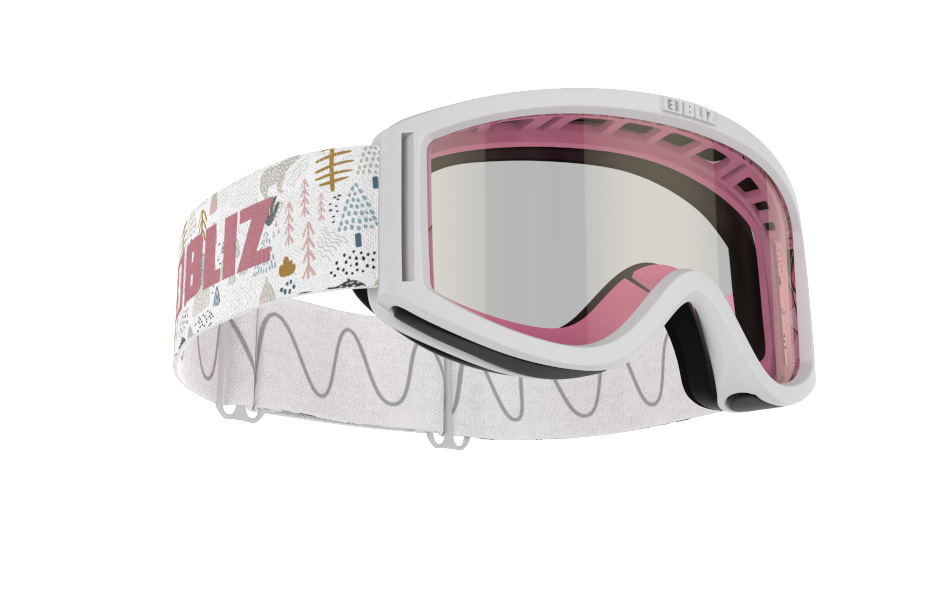 Pixie - White w Pink single lens
