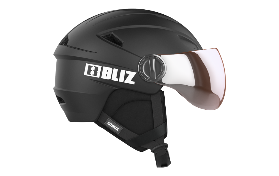 Strike Black - Ski Helmet Black S